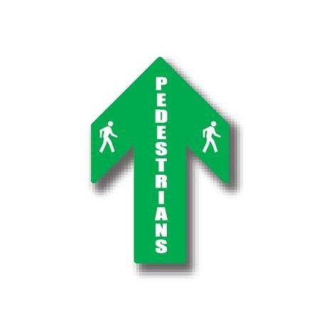 Ergomat 24in x 16in ARROW SIGNS - Pedestrians DSV-SIGN 384 #0461 -UEN